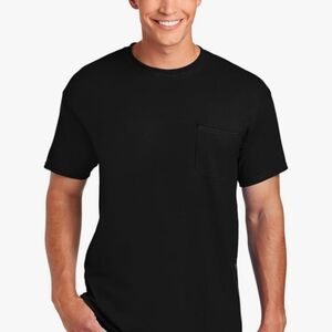 Gildan Black Short Sleeve Men's Tee